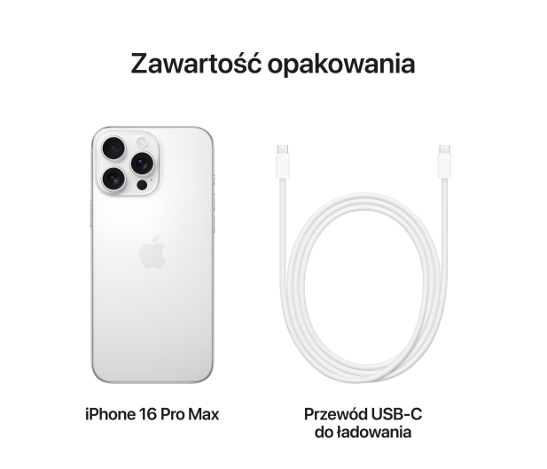 APPLE iPhone 16 Pro Max 256GB Tytan Biały - 1277983 - zdjęcie 9